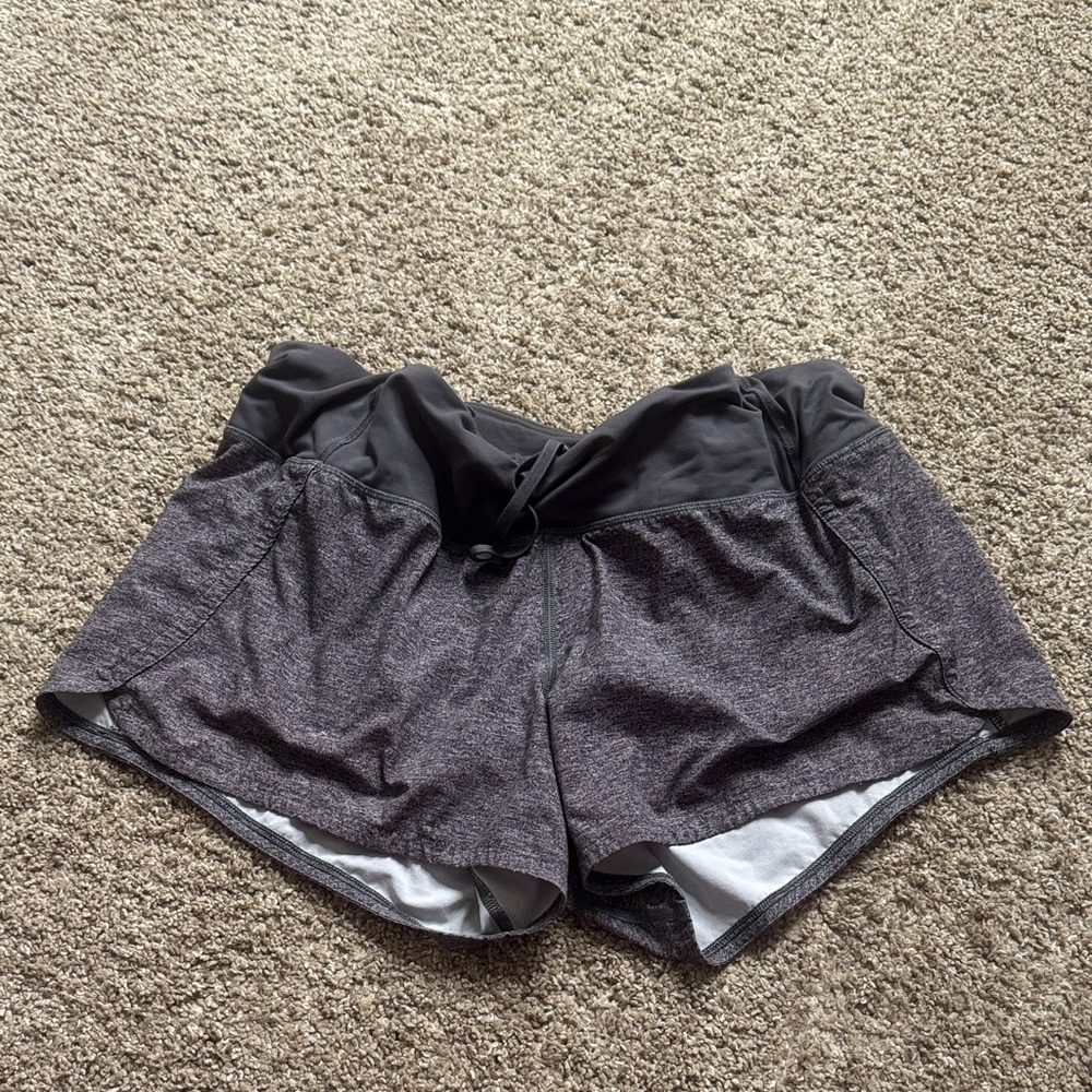 Lululemon Athletica Charcoal Athletic Shorts